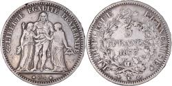 World Coins - Coin, France, Hercule, 5 Francs, 1873, Bordeaux, , Silver, KM:820.2