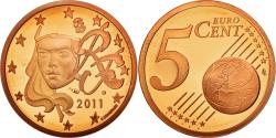 World Coins - France, 5 Euro Cent, 2011, , Copper Plated Steel, KM:1284