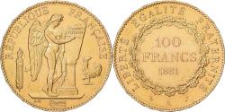 World Coins - France, 100 Francs, Génie, 1881, Paris, Gold, , KM:832