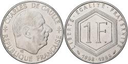 World Coins - France, Charles de Gaulle, Franc, 1988, Paris, , Nickel, KM:963
