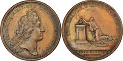 World Coins - France, Medal, Louis XIV, La Maladie du Roi, History, 1686, Mauger,