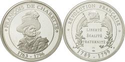World Coins - France, Medal, François de Charette, 1989, Proof, , Silver