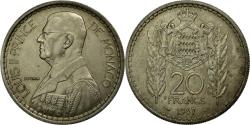 World Coins - Coin, Monaco, Louis II, 20 Francs, Vingt, 1947, , Copper-nickel