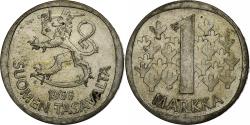 World Coins - Finland, Markka, 1966, Helsinki, Billon, , KM:49