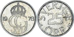 World Coins - Coin, Sweden, 25 Öre, 1978