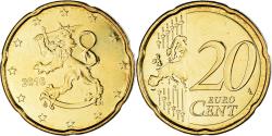 World Coins - Finland, 20 Euro Cent, 2010, Vantaa, , Brass, KM:127