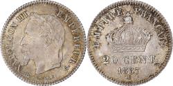 World Coins - Coin, France, Napoleon III, 20 Centimes, 1867, Paris, , Silver