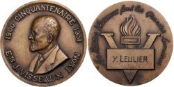 World Coins - France, Medal, Cinquantenaire des Etablissements Visseaux, Lyon, Bronze, Augis