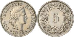 World Coins - Coin, Switzerland, 5 Rappen, 1970, Bern, , Copper-nickel, KM:26