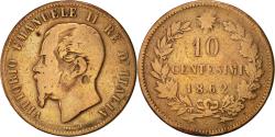 World Coins - Coin, Italy, Vittorio Emanuele II, 10 Centesimi, 1862, , Copper
