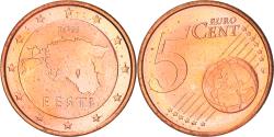 World Coins - Estonia, 5 Euro Cent, 2011, Vantaa, , Copper Plated Steel, KM:63