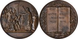 World Coins - France, Medal, Médaille de mariage, 1979, Caqué, , Bronze