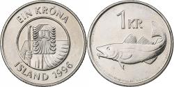 World Coins - Iceland, Krona, 1996, Nickel, , KM:27A