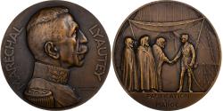World Coins - France, Medal, Maréchal Lyautey, Pacification du Maroc, 1925, MDP, Bronze