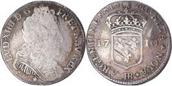 World Coins - Coin, France, Louis XIV, 11 Sols de Strasbourg, 10 Sols-1/8 Ecu, 1710