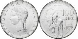 World Coins - Italy, 100 Lire, 1979, Rome, Stainless Steel, , KM:106