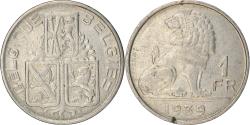 World Coins - Coin, Belgium, Franc, 1939, Brussels, , Nickel, KM:119