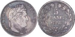 World Coins - Coin, France, Louis-Philippe, 5 Francs, 1838, Lyon, , Silver, KM:749.4
