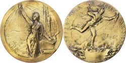 World Coins - France, Medal, Art Nouveau, Le Petit Parisien, Bronze, Lahure,