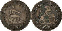 World Coins - Coin, Spain, Provisional Government, 2 Centimos, 1870, Madrid,