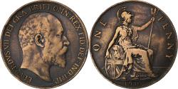 World Coins - Great Britain, Edward VII, Penny, 1910, Bronze, , KM:794.2