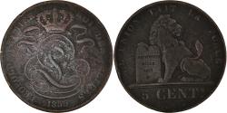 World Coins - Coin, Belgium, Leopold I, 5 Centimes, 1859, , Copper, KM:5.1