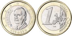 World Coins - Spain, Juan Carlos I, 1 Euro, 2002, Madrid, Bimetallic,