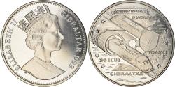 World Coins - Coin, Gibraltar, Elizabeth II, 2.8 Ecus, 1993, BE, , Copper-nickel