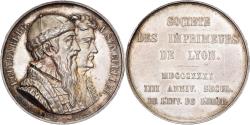 World Coins - France, Token, Société des Imprimeurs de Lyon, 1840, Silver, MS(60-62)