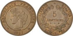 World Coins - Coin, France, Cérès, 5 Centimes, 1877, Paris, , Bronze, KM:821.1