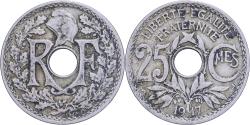 World Coins - France, 25 Centimes, Lindauer, 1917, Copper-nickel, , KM:867a