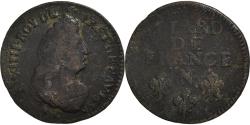 World Coins - Coin, France, Louis XIV, Liard de France au buste âgé, troisième type, Liard