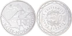 World Coins - France, 10 Euro, Basse Normandie, 2010, Paris, , Silver, KM:1647