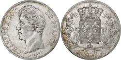 World Coins - France, Charles X, 5 Francs, 1827, Paris, Silver, , Gadoury:644