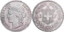 World Coins - Switzerland, 5 Francs, 1907, Bern, Silver, , KM:34