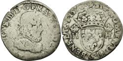 World Coins - Coin, France, Teston, 1576, Poitiers, , Silver, Duplessy:1126