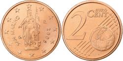 World Coins - San Marino, 2 Euro Cent, 2006, Rome, BU, , Copper Plated Steel, KM:441
