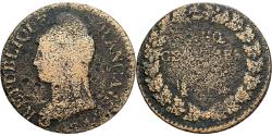 World Coins - France, 5 Centimes, Dupré, Uncertain date, Uncertain Mint, Bronze,