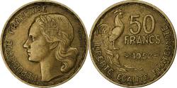 World Coins - France, 50 Francs, Guiraud, 1952, Paris, Cupro-Aluminium,