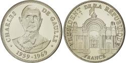 World Coins - France, Medal, Les Présidents de la République, Charles De Gaulle,