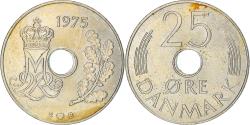 World Coins - Coin, Denmark, Margrethe II, 25 Öre, 1975, Copenhagen,