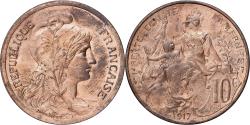 World Coins - France, 10 Centimes, Dupuis, 1917, Paris, Bronze, , Gadoury:277, KM:843