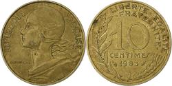 World Coins - France, 10 Centimes, Marianne, 1983, Paris, Aluminum-Bronze,