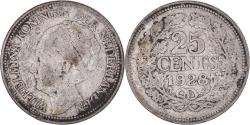 World Coins - Coin, Netherlands, Wilhelmina I, 25 Cents, 1928, Utrecht, , Silver