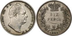 World Coins - United Kingdom, William IV, 6 Pence, 1831, London, Silver,