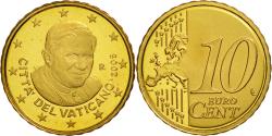 World Coins - VATICAN CITY, 10 Euro Cent, 2008, , Brass, KM:385