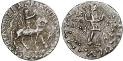 Ancient Coins - Indo-Scythian Kingdom, Azes I, Drachm, ca. 58-12 BC, mint in Gandhara, Silver