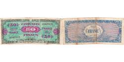 World Coins - France, 50 Francs, Flag/France, Undated (1944), 41607825, VF(30-35)
