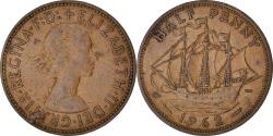 World Coins - Coin, Great Britain, Elizabeth II, 1/2 Penny, 1962, , Bronze, KM:896