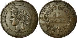 World Coins - Coin, France, Cérès, 10 Centimes, 1876, Paris, , Bronze, Gadoury:265a
